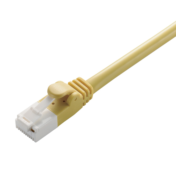 LANケーブル/CAT6対応/EU RoHS指令準拠/爪折れ防止/簡易パッケージ仕様/15m/イエロー