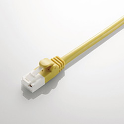RoHS指令準拠LANケーブル/CAT6/爪折れ防止/3m/イエロー/簡易パッケージ仕様
