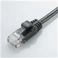 CAT6準拠 GigabitやわらかLANケーブル 15m(ブラック)