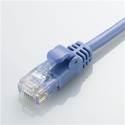 CAT6準拠 GigabitやわらかLANケーブル 10m(ブルー)