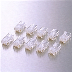 RJ45コネクタ/単線仕様/10個入り