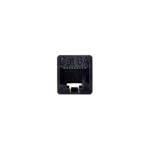 RJ45中継コネクタ/Cat6A対応/UTP/ブラック