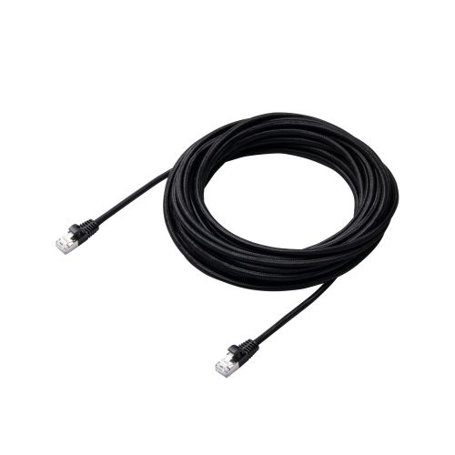 LANケーブル/CAT7/メッシュ/10.0m/ブラック