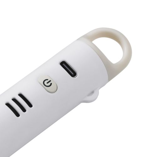 スマートトラッカー/防犯ブザー/IP65設計/iOS対応/4機能搭載/充電式/ホワイト