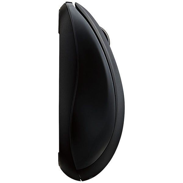 マウス/Bluetooth/IR LED/3ボタン/Mサイズ/抗菌/静音/ブラック