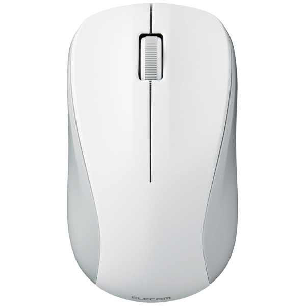 マウス/Bluetooth/IR LED/3ボタン/Mサイズ/抗菌/静音/ホワイト