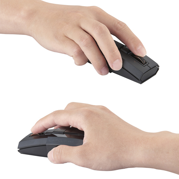 Ultimate Blueマウス/CAPCLIP PRO/Bluetooth5.0対応/4ボタン/ブラック