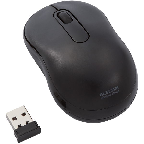 無線マウス/光学式/Sサイズ/抗菌/ブラック
