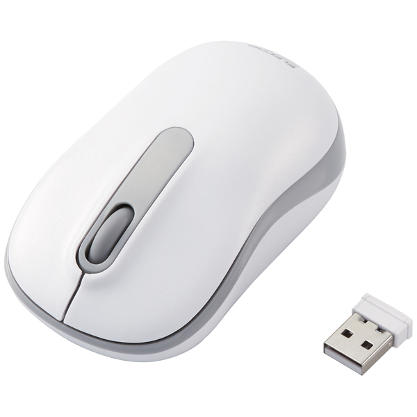 無線マウス/光学式/Mサイズ/抗菌/ホワイト