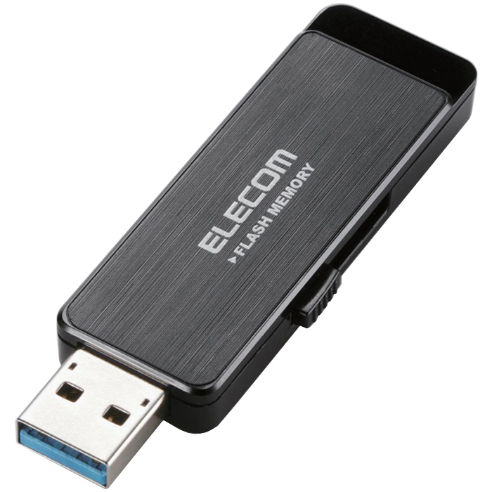 USBフラッシュ/4GB/ハードウェア暗号化機能/ブラック/USB3.0