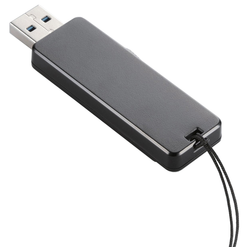 USBフラッシュ/16GB/ハードウェア暗号化機能/ブラック/USB3.0