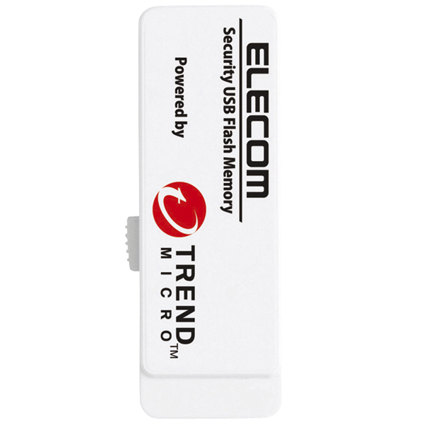 セキュリティ機能付USBメモリー(トレンドマイクロ)/64GB/1年ライセンス/USB3.0