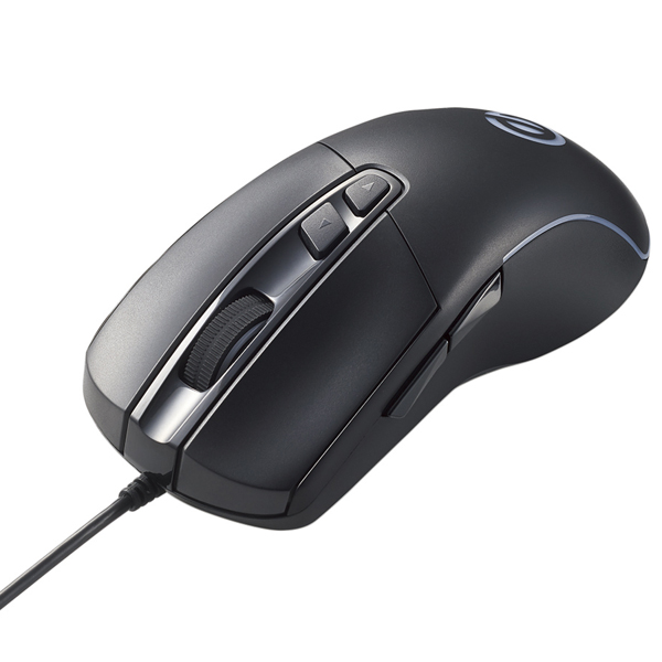 ゲーミングマウス/光学式/8000万回耐久スイッチ/6200dpi/5ボタン/有線/ブラック