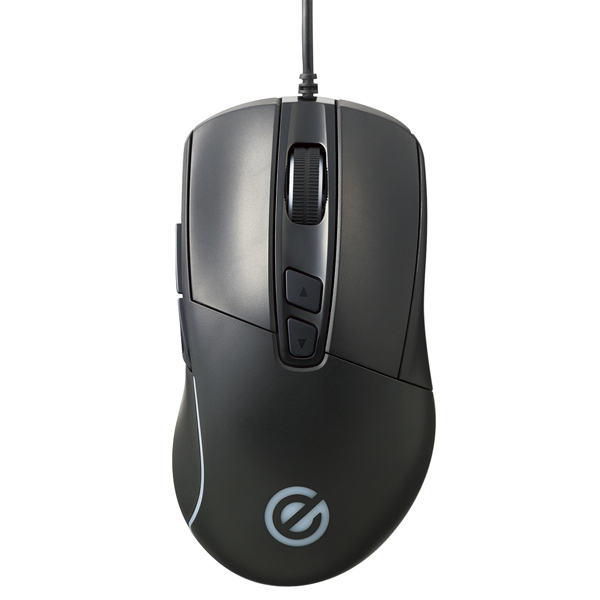 ゲーミングマウス/光学式/8000万回耐久スイッチ/6200dpi/5ボタン/有線/ブラック
