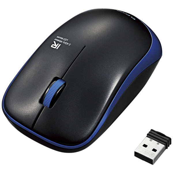 IRマウス/ENELOシリーズ/無線/3ボタン/省電力/ブルー