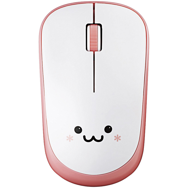 IRマウス/ENELOシリーズ/静音ボタン/無線/3ボタン/省電力/ピンク