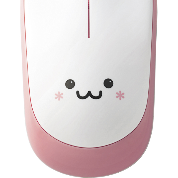 IRマウス/ENELOシリーズ/静音ボタン/無線/3ボタン/省電力/ピンク