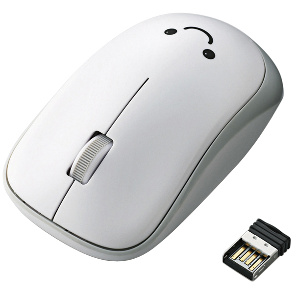 IRマウス/ENELOシリーズ/無線/3ボタン/省電力/ホワイト