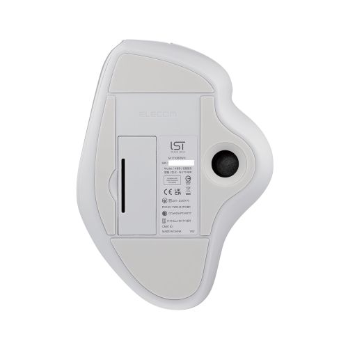 トラックボールマウス/IST/36mmボール/親指/人工ルビー支持/Bluetooth/5ボタン/ホワイト