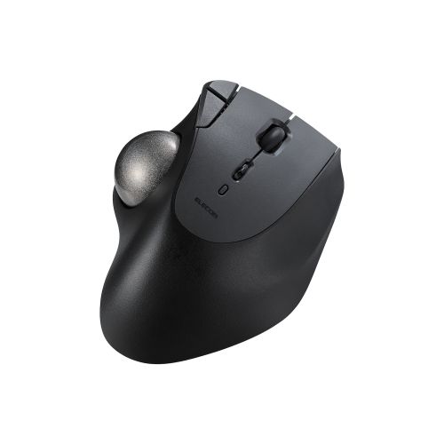 トラックボールマウス/IST/36mmボール/親指/ベアリング支持/Bluetooth/5ボタン/ブラック