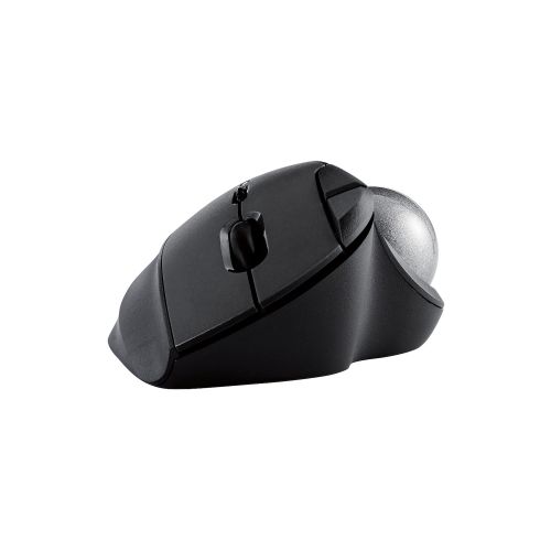 トラックボールマウス/IST/36mmボール/親指/ベアリング支持/Bluetooth/5ボタン/ブラック