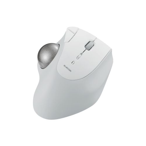 トラックボールマウス/IST/36mmボール/親指/ベアリング支持/Bluetooth/5ボタン/ホワイト