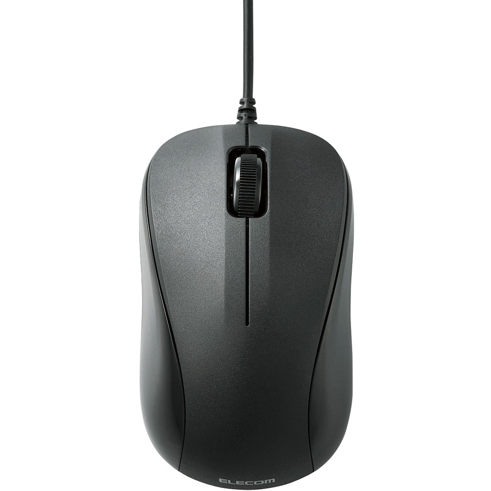 法人向けマウス/USB光学式有線マウス/3ボタン/Sサイズ/EU RoHS指令準拠/ブラック