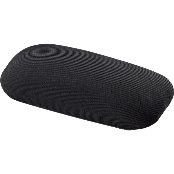 リストレスト/クッション/ブラック