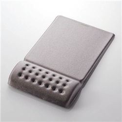 疲労軽減リストレスト一体型マウスパッド/COMFY/ソフト(グレー)