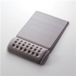 疲労軽減リストレスト一体型マウスパッド/COMFY/ハード(グレー)