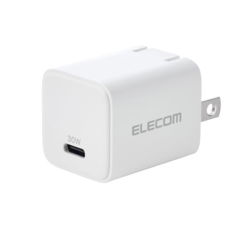 AC充電器/USB充電器/USB PD/30W/USB-C1ポート/ホワイト