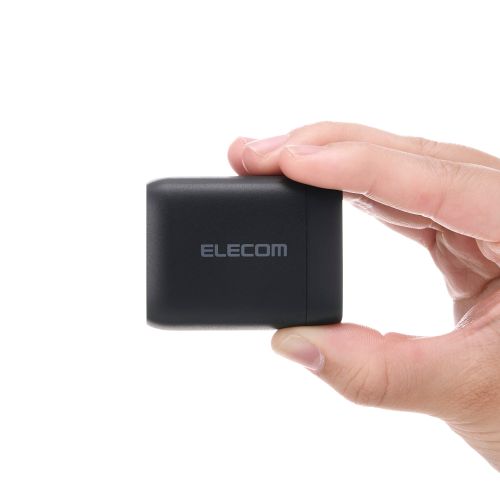 ノートPC用ACアダプター/USB充電器/USB PD/67W/自動分配/USB-C×3/スイングプラグ/ブラック