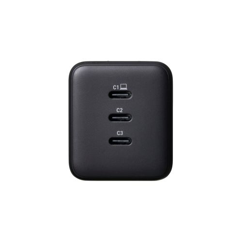 ノートPC用ACアダプター/USB充電器/USB PD/100W/USB-C×3/スイングプラグ/ブラック
