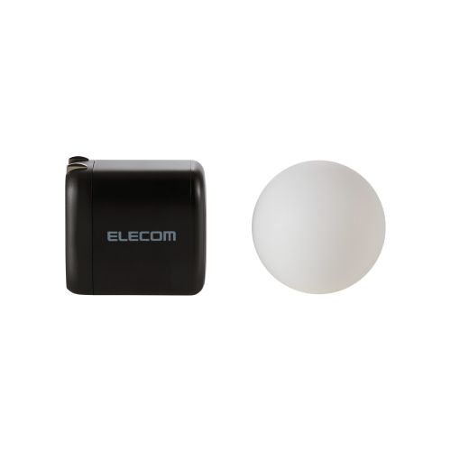 AC充電器/スマホ・タブレット用/USB PD/33W/USB-C/USB-A/スイングプラグ/ブラック