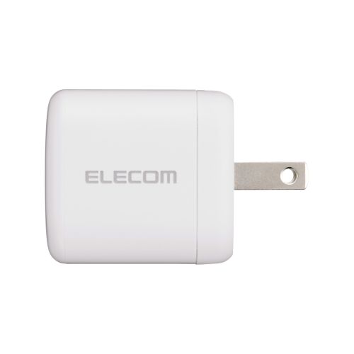 AC充電器/スマホ・タブレット用/USB PD/33W/USB-C/USB-A/スイングプラグ/ホワイト