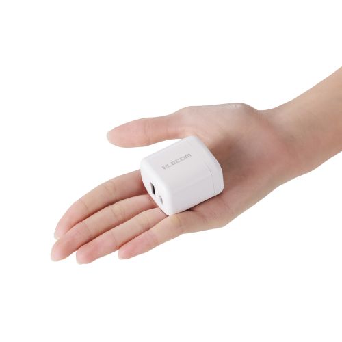 AC充電器/スマホ・タブレット用/USB PD/33W/USB-C/USB-A/スイングプラグ/ホワイト