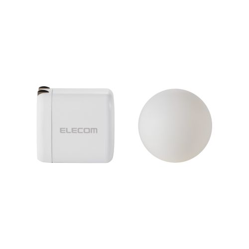 AC充電器/スマホ・タブレット用/USB PD/33W/USB-C/USB-A/スイングプラグ/ホワイト