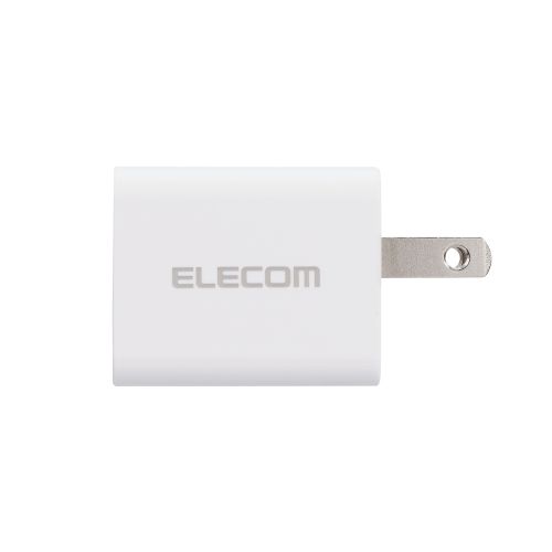 AC充電器/USB充電器/スマホ・タブレット用/USB PD対応/20W/USB-C/USB-A/スイングプラグ/ホワイト