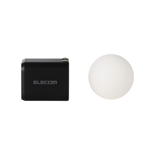 AC充電器/USB充電器/USB Power Delivery対応/45W/Type-C×1/スイングプラグ/ブラック