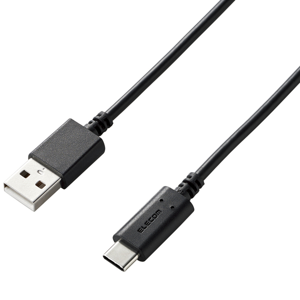 スマートフォン用USBケーブル/USB2.0準拠(A-C)/1.5m/ブラック
