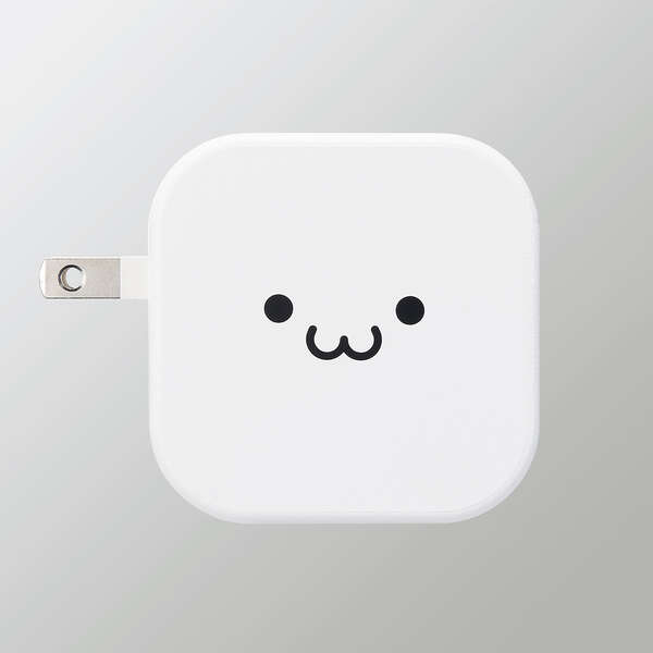 AC充電器/スマホ・タブレット用/USB Power Delivery準拠/20W+12W/USB-C1ポート/USB-A1ポート/ホワイトフェイス