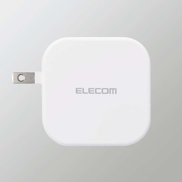 AC充電器/スマホ・タブレット用/USB Power Delivery準拠/20W+12W/USB-C1ポート/USB-A1ポート/ホワイト