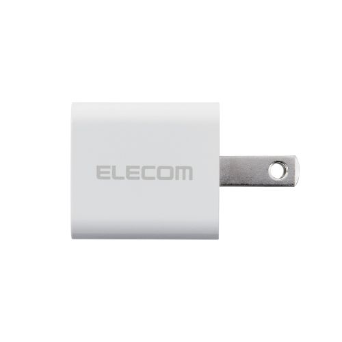 AC充電器/USB充電器/USB Power Delivery準拠/20W/USB-C1ポート/固定プラグ/ホワイト
