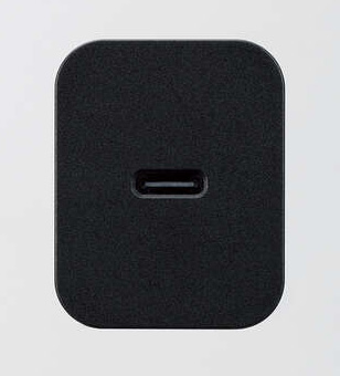 AC充電器/スマホ・タブレット用/USB Power Delivery/20W/USB-C1ポート/ブラック