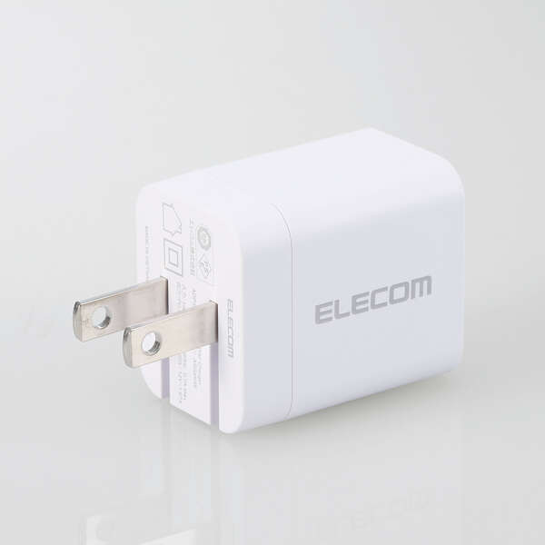AC充電器/スマホ・タブレット用/USB Power Delivery/20W/USB-C1ポート/ホワイト