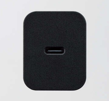AC充電器/スマホ・タブレット用/USB Power Delivery/20W/USB-C1ポート/C-Cケーブル付属/1.5m/ブラック