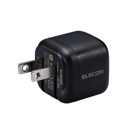 AC充電器/スマホ・タブレット用/USB Power Delivery/20W/USB-C1ポート/ブラック