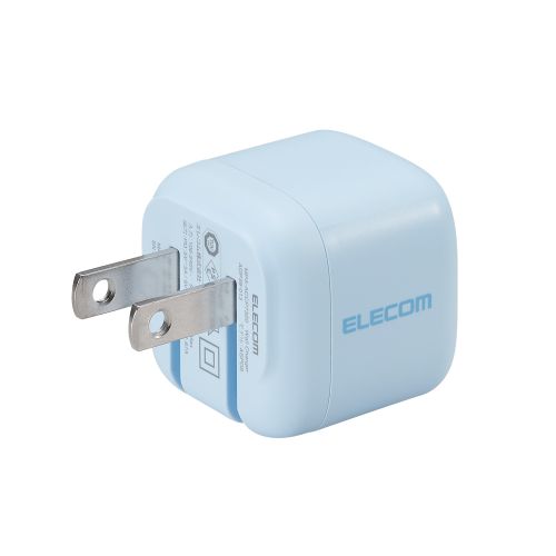 AC充電器/スマホ・タブレット用/USB Power Delivery/20W/USB-C1ポート/ブルー