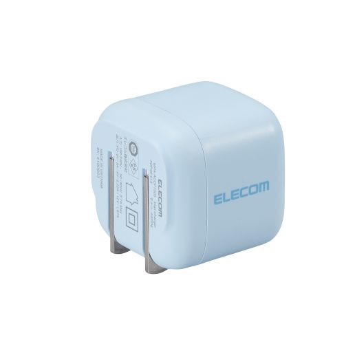 AC充電器/スマホ・タブレット用/USB Power Delivery/20W/USB-C1ポート/ブルー