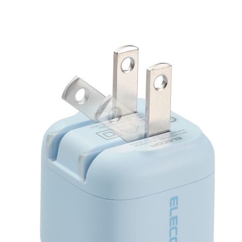 AC充電器/スマホ・タブレット用/USB Power Delivery/20W/USB-C1ポート/ブルー
